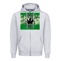 Heather Grey wake and bake tumbler3 Zipper Hoodie - CTS Tumbler Store