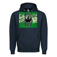 Navy wake and bake tumbler3 Zipper Hoodie - CTS Tumbler Store