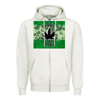 Oatmeal Heather wake and bake tumbler3 Zipper Hoodie - CTS Tumbler Store