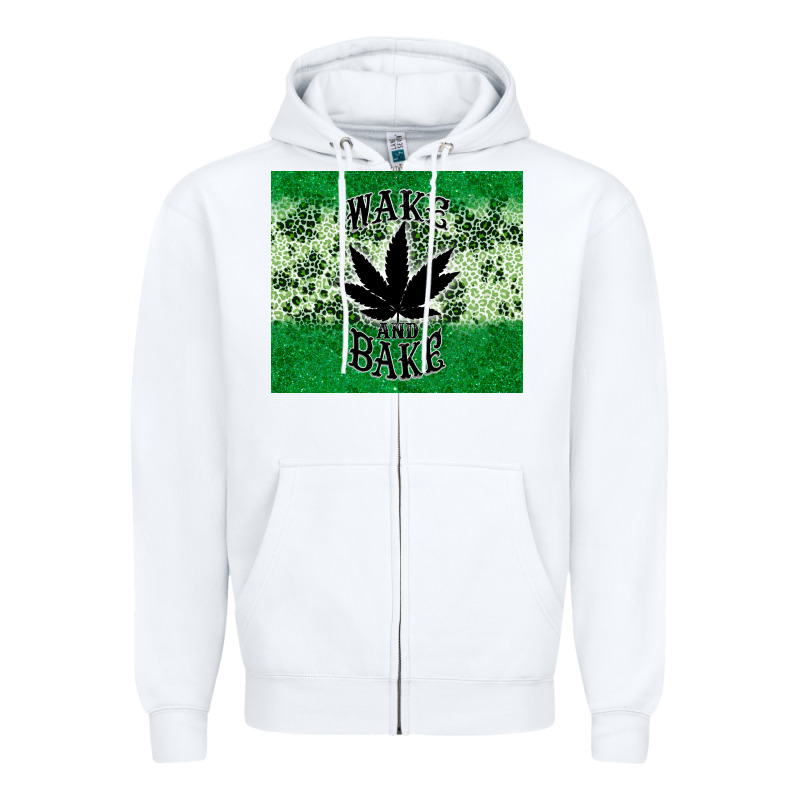 Wake And Bake Tumbler3 Zipper Hoodie by CTS Tumbler Store | Teevron