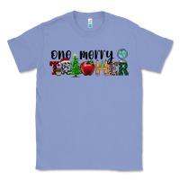 Colony Blue one merry teacher Classic Tee - RanaPortraitStore