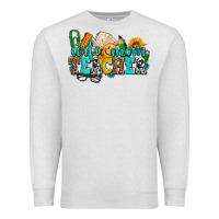 Oatmeal Heather wife mom teacher with sunflowers Premium Sweatshirt - AdoDesignShop
