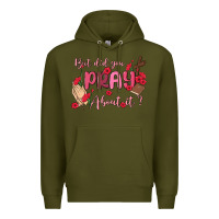 Army Green but did you pray about it Premium Hoodie - MaliasSmallBusiness