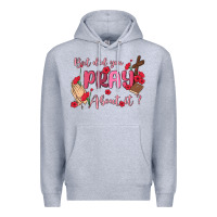 Heather Grey but did you pray about it Premium Hoodie - MaliasSmallBusiness