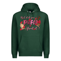 Sports Green but did you pray about it Premium Hoodie - MaliasSmallBusiness
