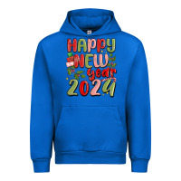 Cobalt happy new year 2024 Urban Hoodie - MaliasSmallBusiness
