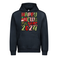 Navy happy new year 2024 Urban Hoodie - MaliasSmallBusiness