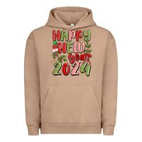 Pigment Burro happy new year 2024 Urban Hoodie - MaliasSmallBusiness