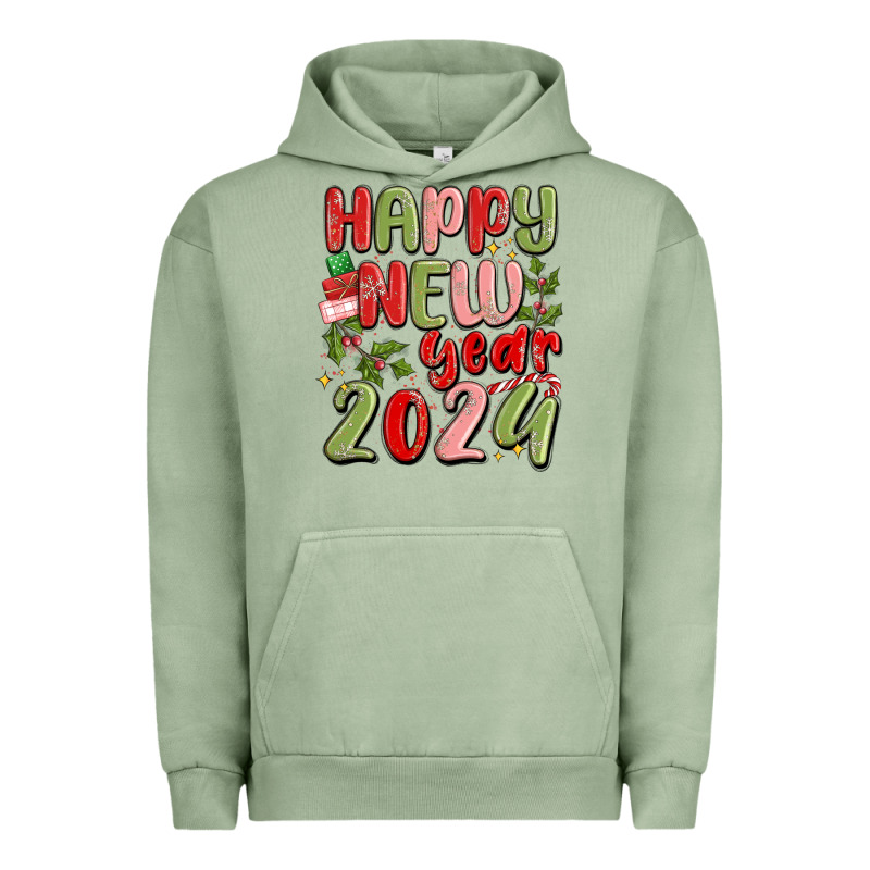 Happy New Year 2024 Urban Hoodie by MaliasSmallBusiness | Teevron