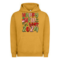 Pigment Peanut Butter happy new year 2024 Urban Hoodie - MaliasSmallBusiness