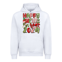 White happy new year 2024 Urban Hoodie - MaliasSmallBusiness