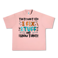 Salmon thats what i do i fix stuff and i know things Urban Heavy Tee - MaliasSmallBusiness