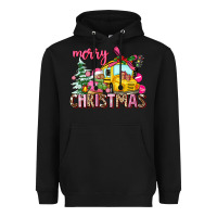 Black merry christmas Heavyweight Hoodie - AdoDesignShop