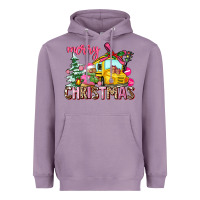 Lavender merry christmas Heavyweight Hoodie - AdoDesignShop
