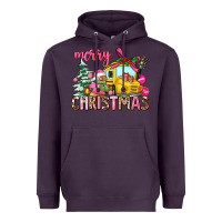 Plum merry christmas Heavyweight Hoodie - AdoDesignShop