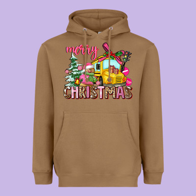 Merry Christmas Heavyweight Hoodie Designed By Adodesignshop