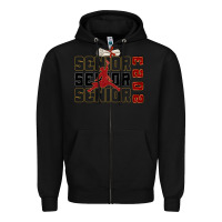 Black senior senior senior 2023 Zipper Hoodie - Zillion Design Studio