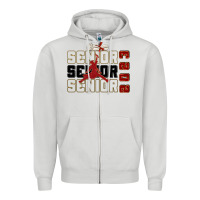 Dove Grey senior senior senior 2023 Zipper Hoodie - Zillion Design Studio