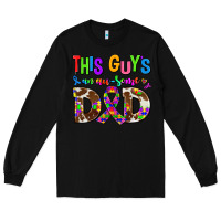 Black this guys an ausome dad Long Sleeve Tee - AdoDesignShop