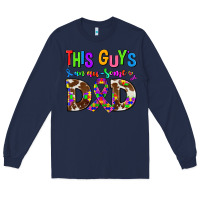 Navy this guys an ausome dad Long Sleeve Tee - AdoDesignShop