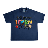 Navy yall gonna learn today Urban Heavy Tee - MaliasSmallBusiness