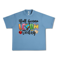 Pebble Blue yall gonna learn today Urban Heavy Tee - MaliasSmallBusiness