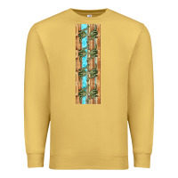 Antique Gold dinosaur brontosaurus pen wrap Premium Sweatshirt - Artiststas