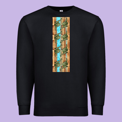 Dinosaur Brontosaurus Pen Wrap Premium Sweatshirt Designed By Artiststas