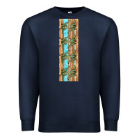 Navy dinosaur brontosaurus pen wrap Premium Sweatshirt - Artiststas