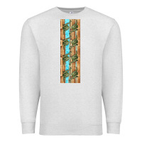 Oatmeal Heather dinosaur brontosaurus pen wrap Premium Sweatshirt - Artiststas