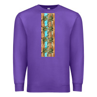 Purple dinosaur brontosaurus pen wrap Premium Sweatshirt - Artiststas