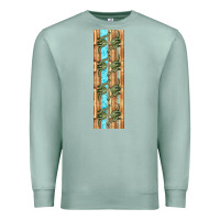 Seafoam dinosaur brontosaurus pen wrap Premium Sweatshirt - Artiststas