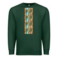 Sports Green dinosaur brontosaurus pen wrap Premium Sweatshirt - Artiststas