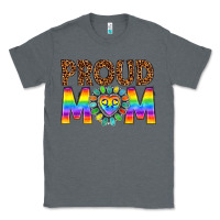 Charcoal Heather proud mom lgbtq Classic Tee - texasbilliewilder