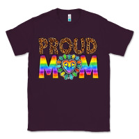 Plum proud mom lgbtq Classic Tee - texasbilliewilder