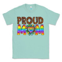 Seafoam proud mom lgbtq Classic Tee - texasbilliewilder