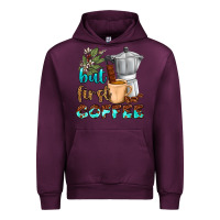 Mauve Wine coffee cups but first coffee Urban Hoodie - NancyCooperArtShop