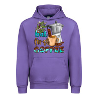 Tulip coffee cups but first coffee Urban Hoodie - NancyCooperArtShop