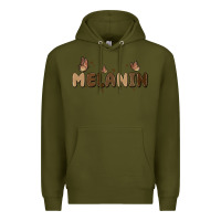 Army Green melanin Premium Hoodie - MaliasSmallBusiness