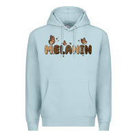 Blue Mist melanin Premium Hoodie - MaliasSmallBusiness