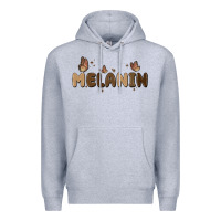 Heather Grey melanin Premium Hoodie - MaliasSmallBusiness