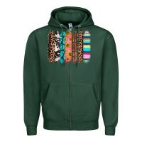 Sports Green Western brushstrokes Zipper Hoodie - CTS Tumbler Store