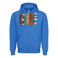 True Royal Western brushstrokes Zipper Hoodie - CTS Tumbler Store