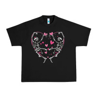 Black valentines day skeleton Urban Heavy Tee - MaliasSmallBusiness