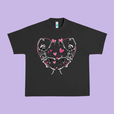Urban Heavy Tee valentines day skeleton