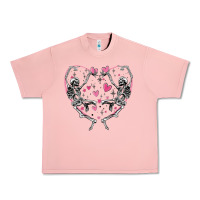 Salmon valentines day skeleton Urban Heavy Tee - MaliasSmallBusiness