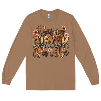 Toasted Coconut being black is a vibe Long Sleeve Tee - Zillion Design Studio