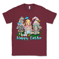 Burgundy happy easter gnome Classic Tee - BarkalooDesign