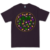 Plum st patrick s day smiley face Premium Tee - Artiststas