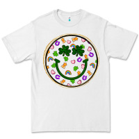 White st patrick s day smiley face Premium Tee - Artiststas
